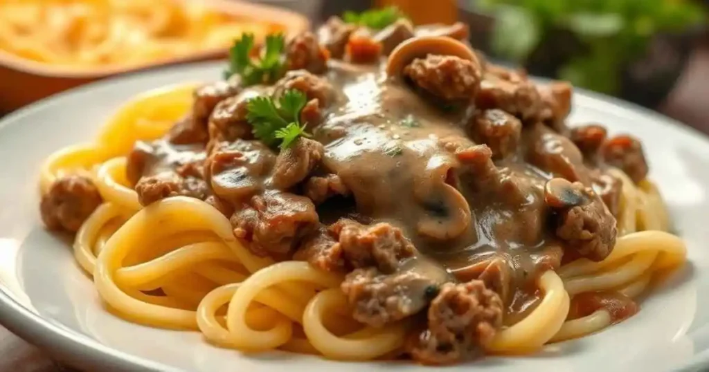 Easy Hamburger Helper Beef Stroganoff for Dinner 3 Hamburger-Helper-Beef-Stroganoff_3