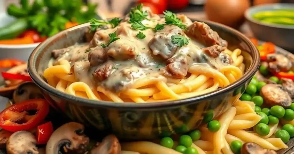 Easy Hamburger Helper Beef Stroganoff for Dinner 5 Hamburger-Helper-Beef-Stroganoff_5