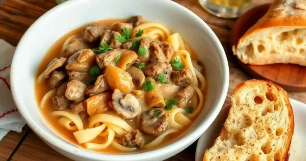 Easy Hamburger Helper Beef Stroganoff for Dinner 6 Hamburger-Helper-Beef-Stroganoff_6
