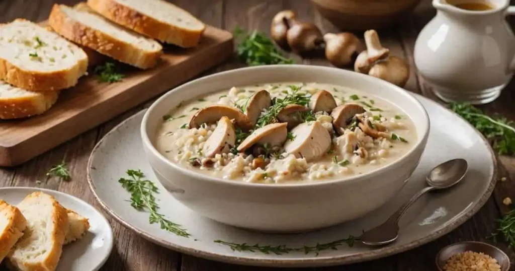 Creamy-Chicken-Mushroom-Rice