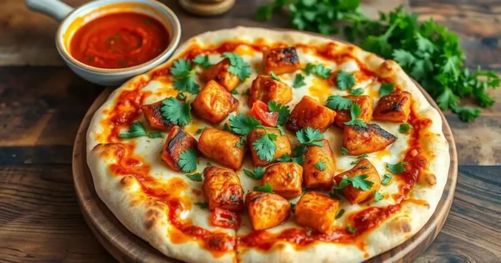 Savor the Irresistible Aromatic Tandoori Chicken Pizza Tonight 4 Tandoori-Chicken-Pizza_5