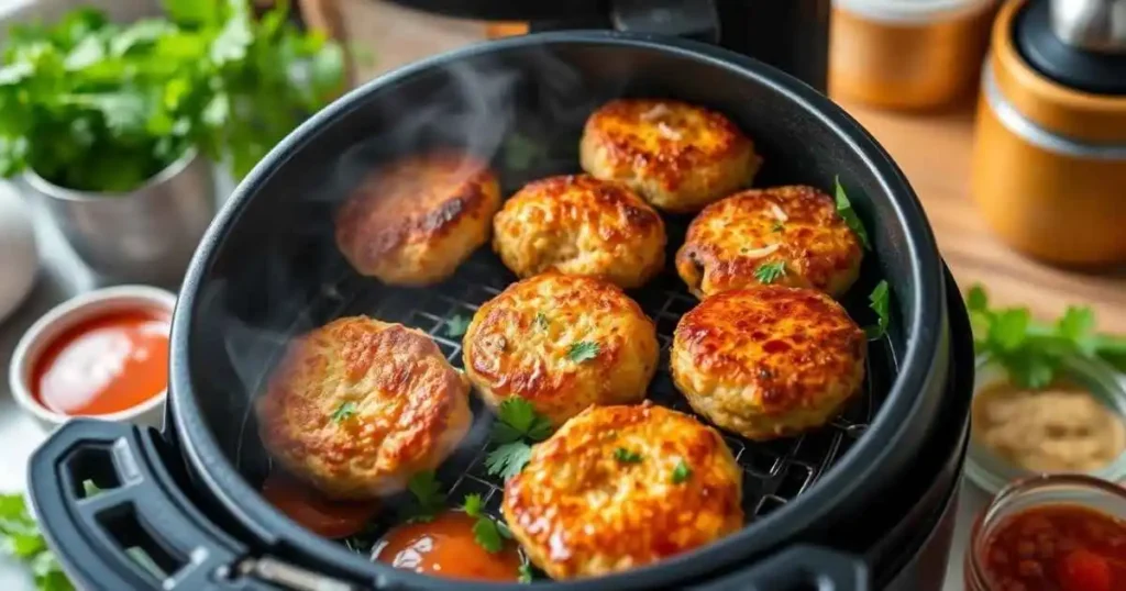 Chicken-Patties-In-Air-Fryer