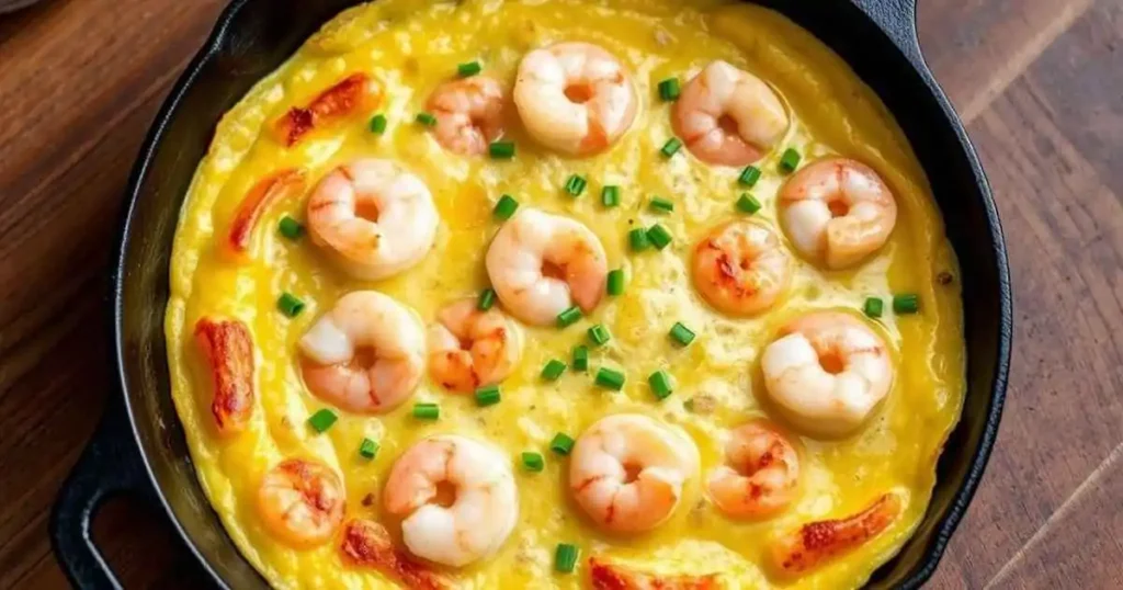 Shrimp-Omelette