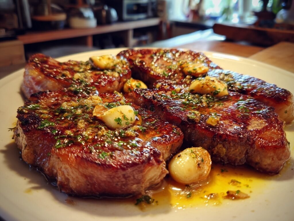 Creamy Garlic Butter Steak