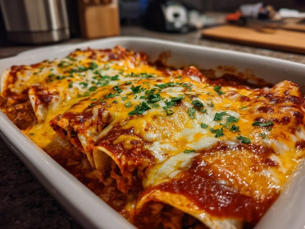 Easy Chicken Enchiladas
