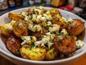 Healthy Greek Feta Potatoes