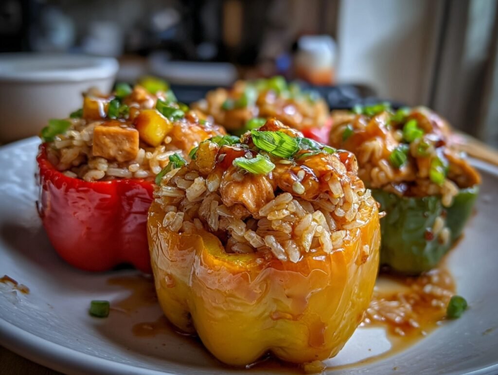 Healthy Teriyaki Pineapple Peppers