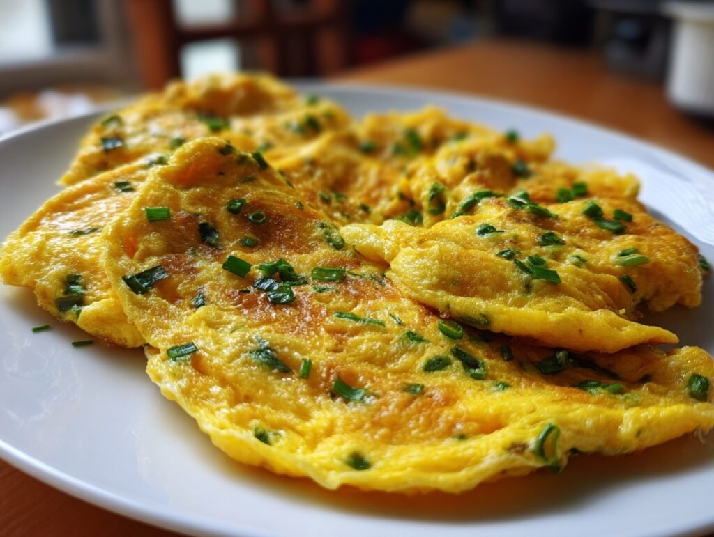 Korean rolled omelette recipe