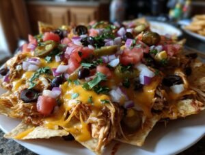 Loaded Chicken Nachos