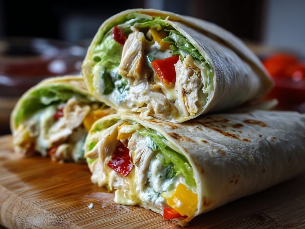 Low Carb Chicken Wraps