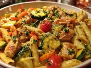 One Pan Chicken Primavera