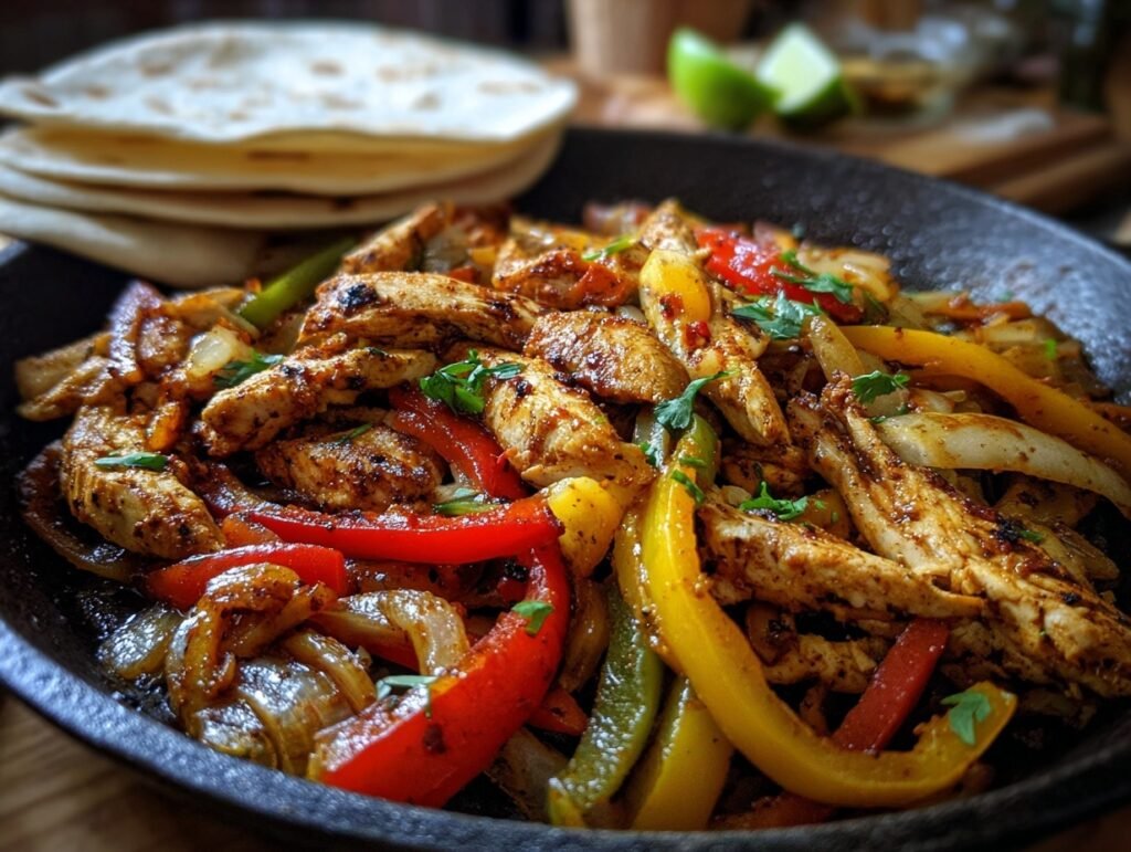 Sheet Pan Chicken Fajitas