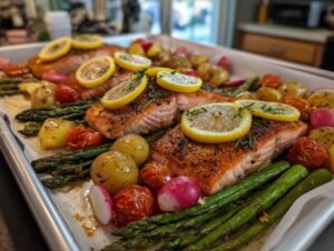 Sheet Pan Salmon Recipe