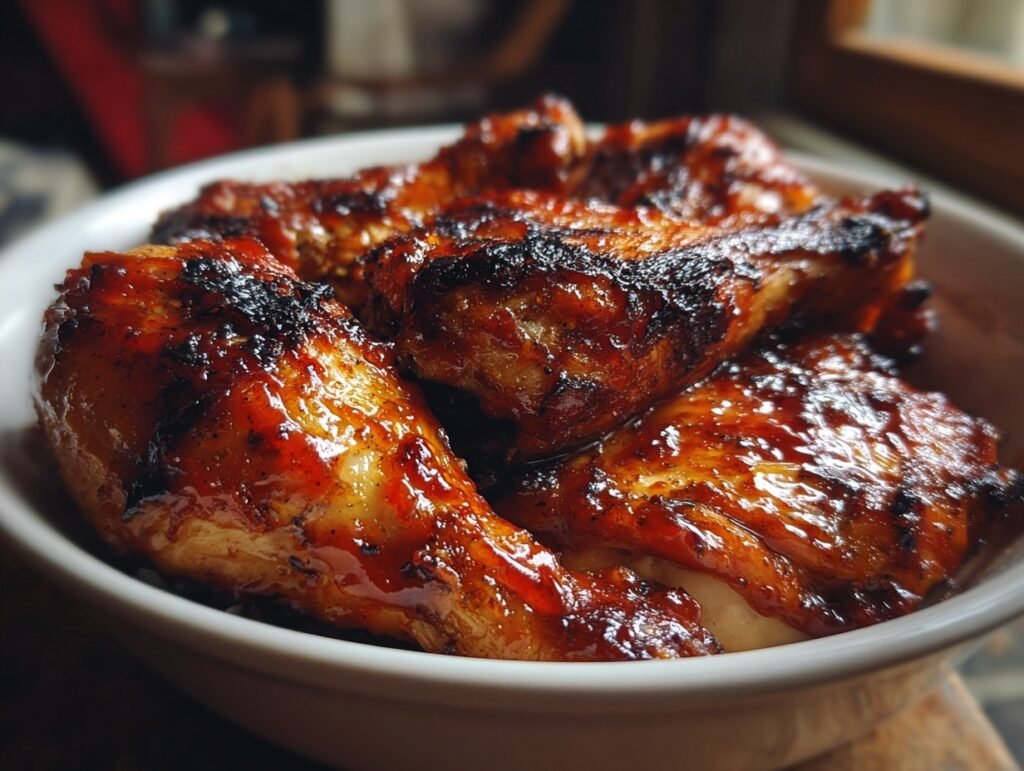 Sticky BBQ Oven Drumsticks