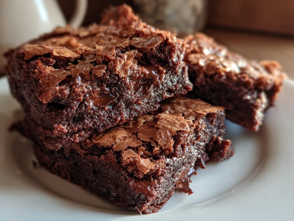one bowl fudgy brownies