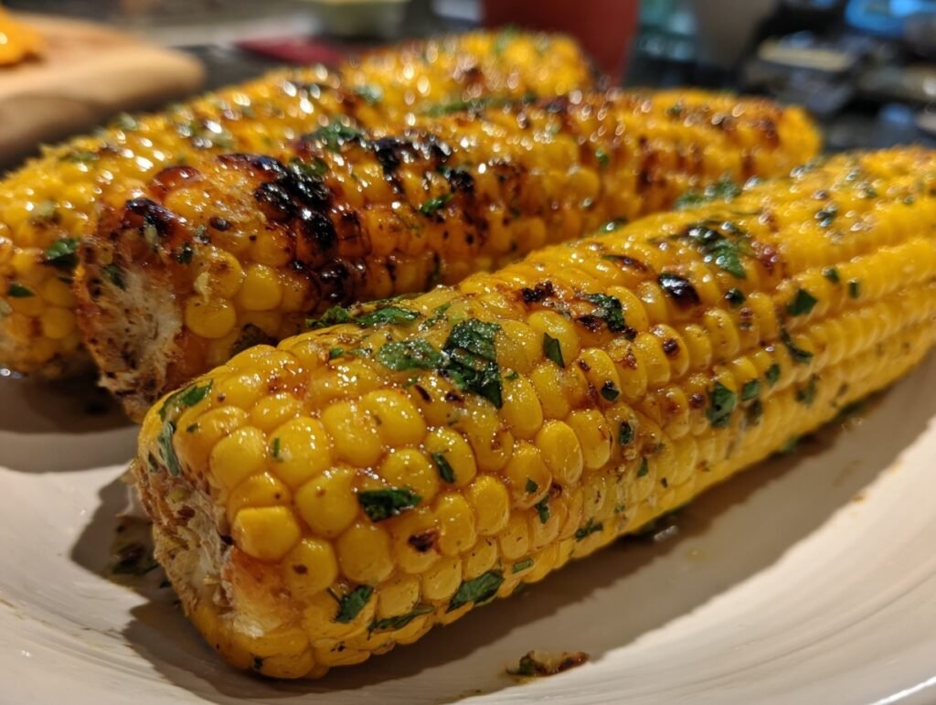 Grilled Corn Herb Butter