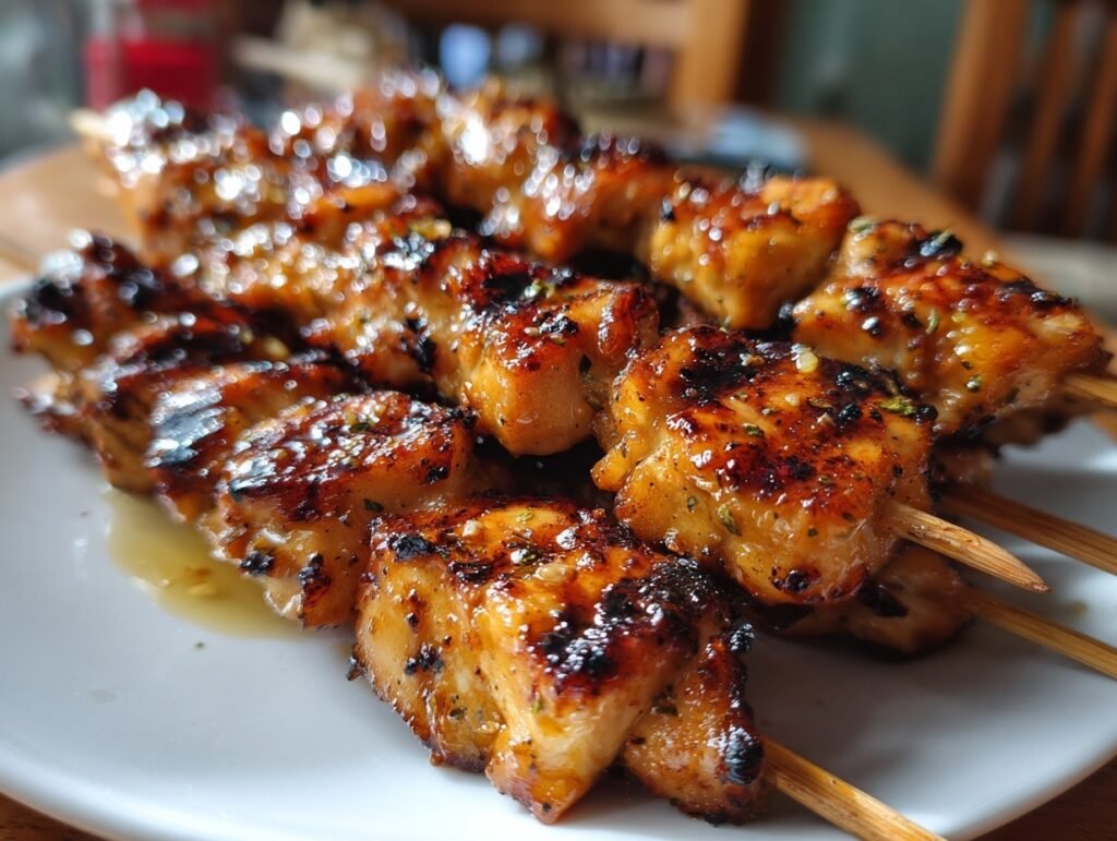 grilled honey garlic chicken