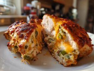 jalapeño cream cheese stuffed chicken