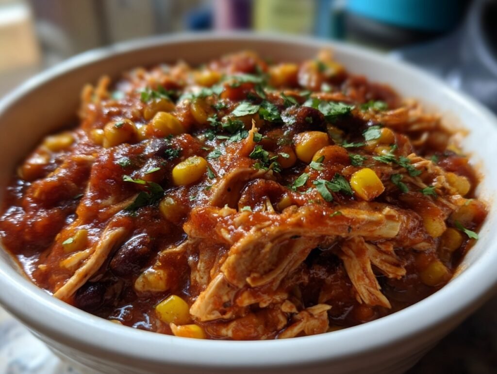 salsa chicken crockpot