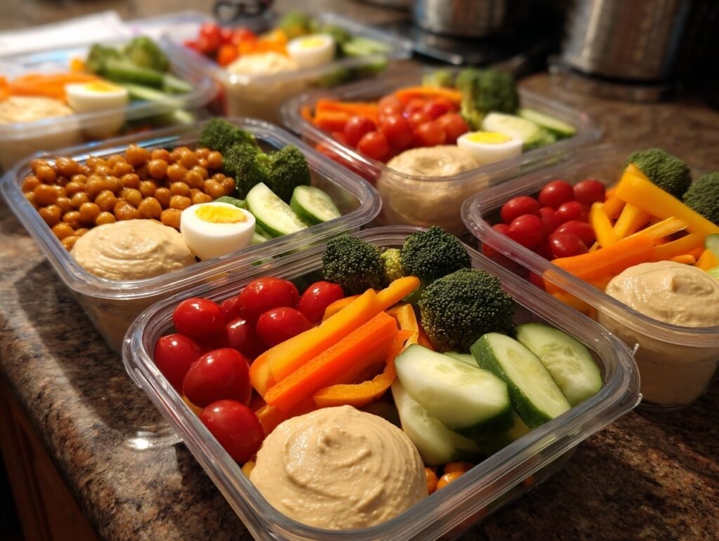 15-Minute Hummus Snacks