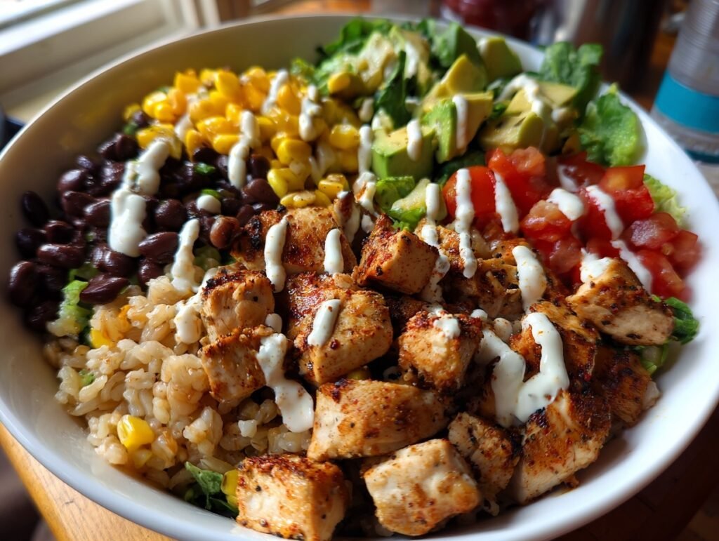 30 Minute Chicken Burrito Bowl