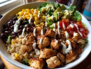 30 Minute Chicken Burrito Bowl
