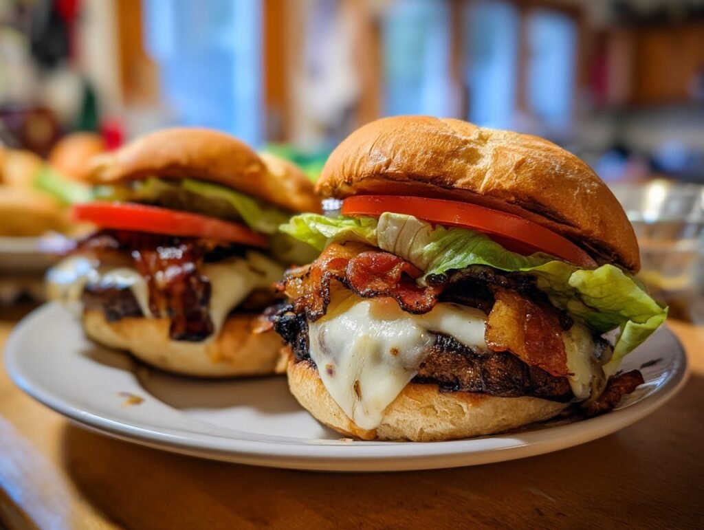 Creamy Portobello Mushroom Burger