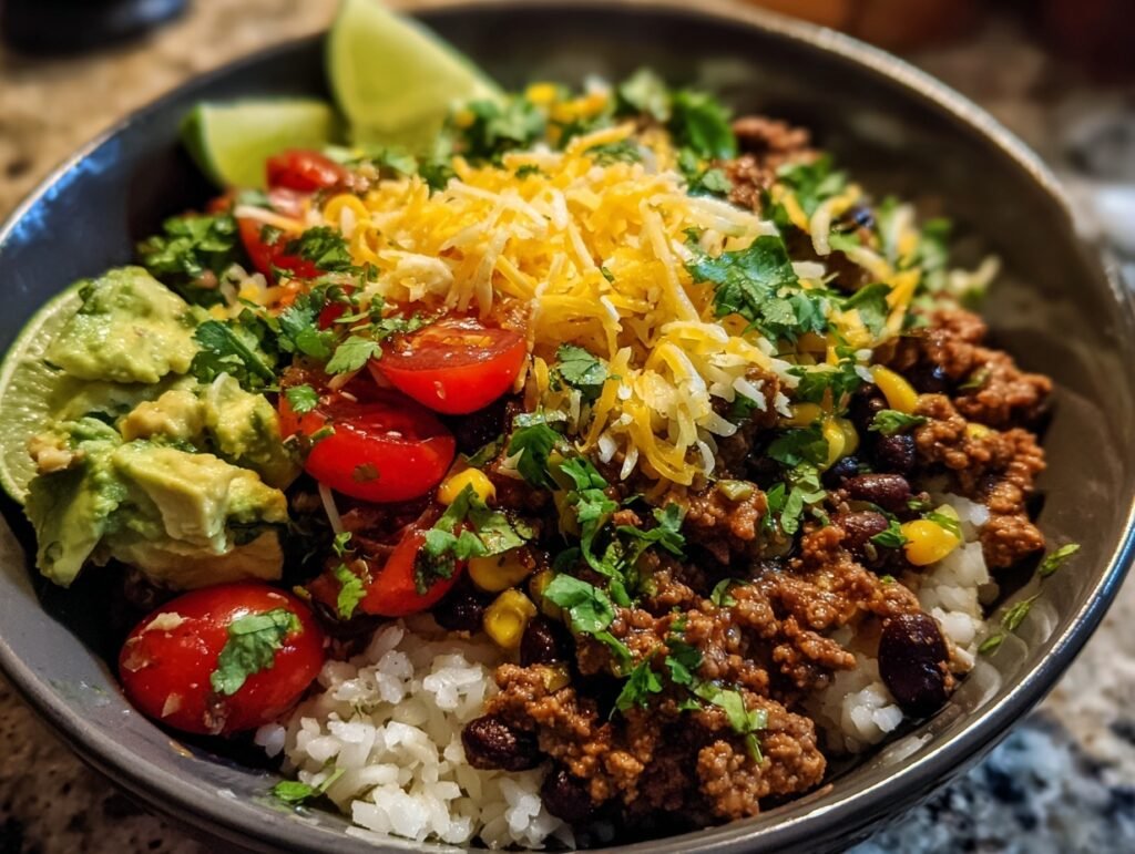 Creamy Taco Bowl Meal Prep