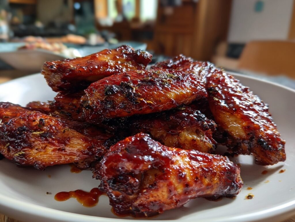 Crispy BBQ Chicken Wings