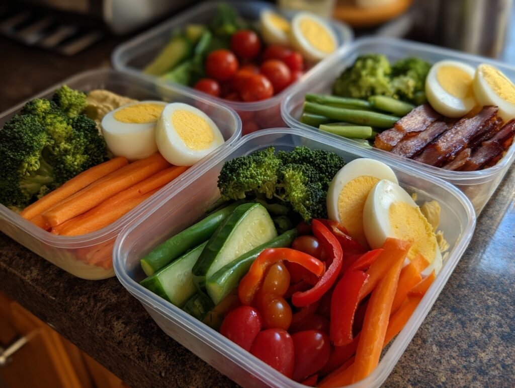 Crispy Carrot Veggie Snack Boxes