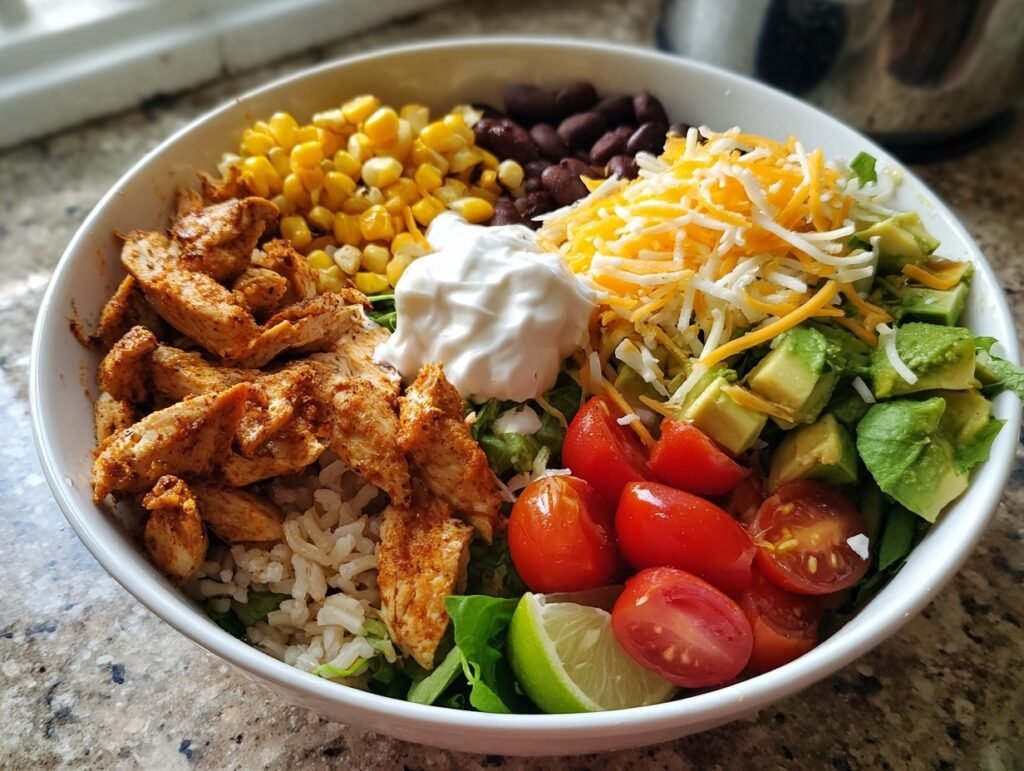 Crispy Chicken Burrito Bowl