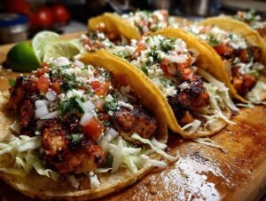 Crispy Chicken Street Tacos