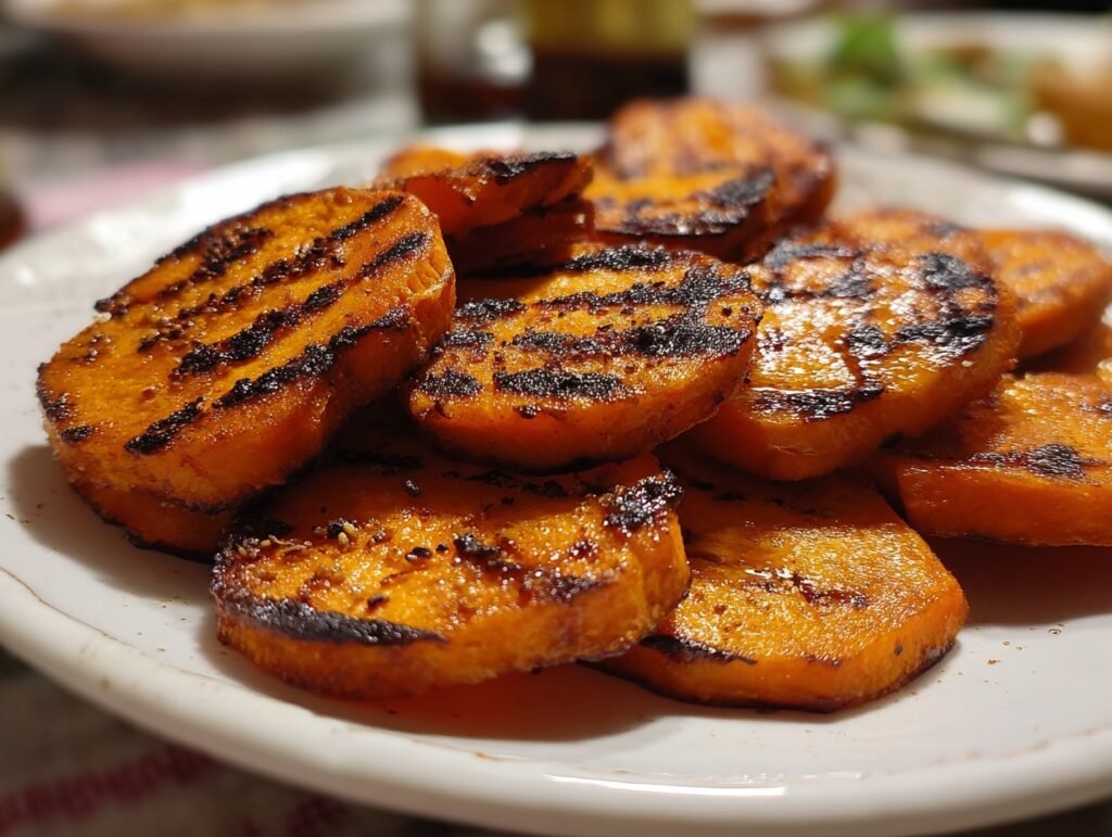 Crispy Grilled Sweet Potatoes