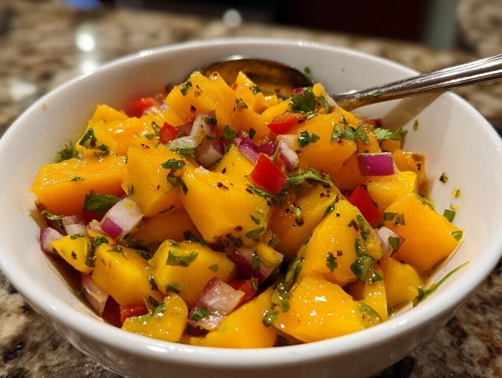 Crunchy Mango Salsa Recipe