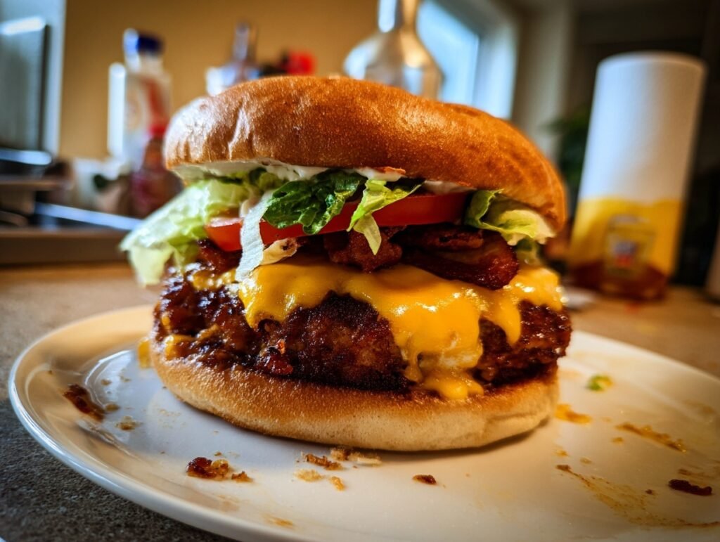 Golden BBQ Burgers