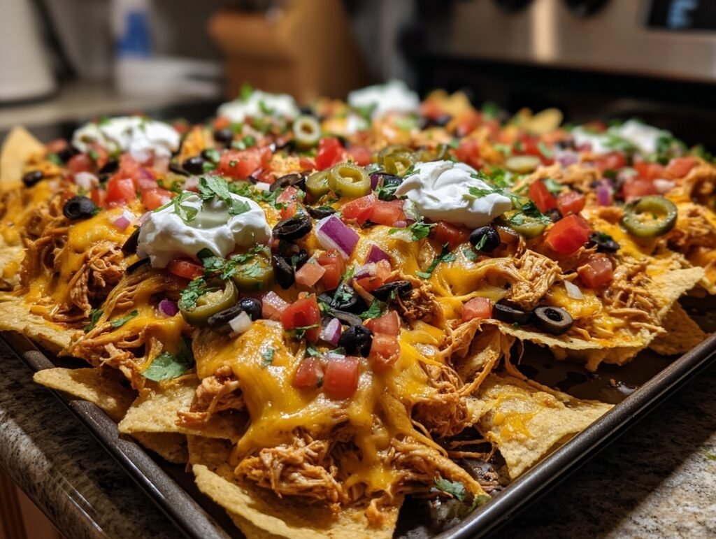Golden Chicken Nachos