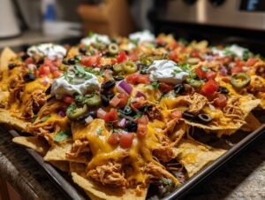 Golden Chicken Nachos