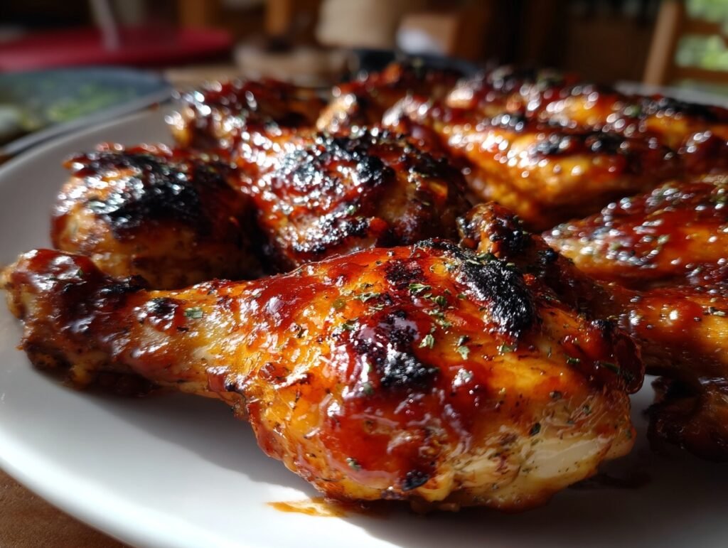 Grilled BBQ Drumsticks