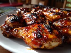Grilled BBQ Drumsticks