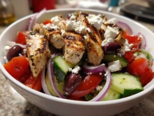 Grilled Chicken Greek Salad