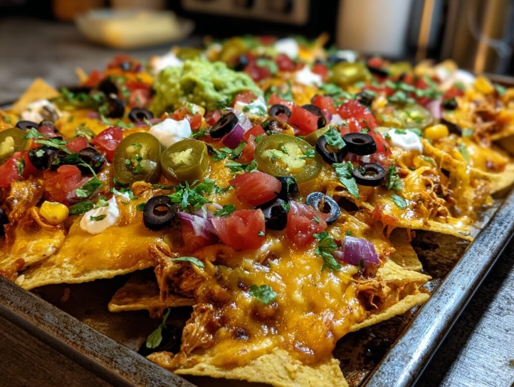 High Protein Chicken Nachos