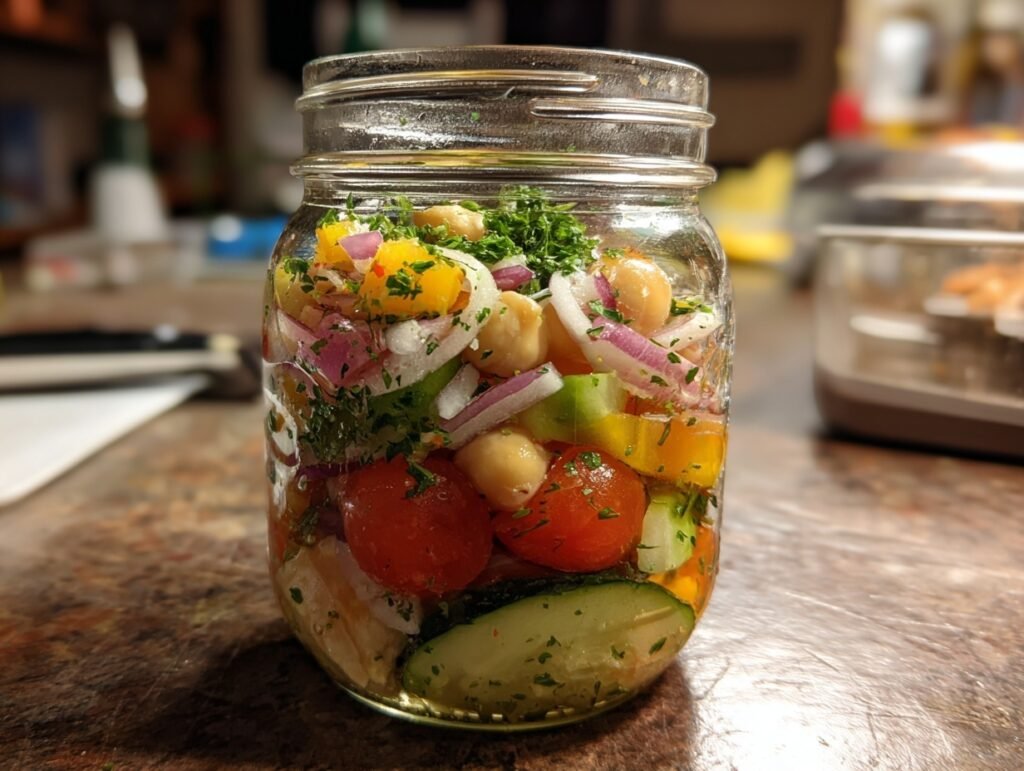 Juicy Mason Jar Salads
