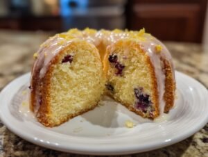 Lemon Blueberry Bundt Cake