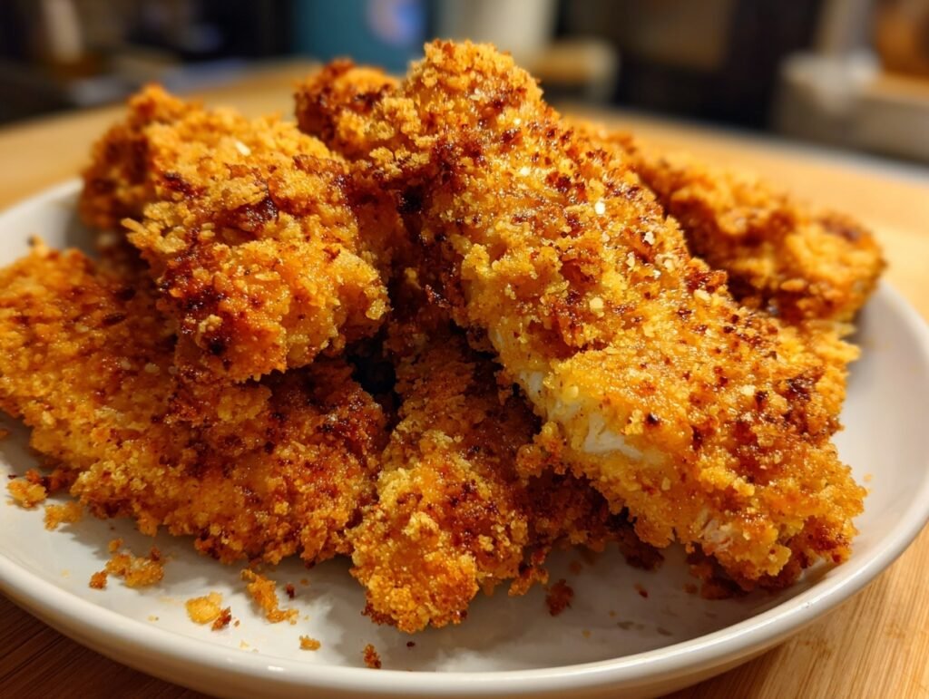 Sheet Pan Crispy Chicken Tenders