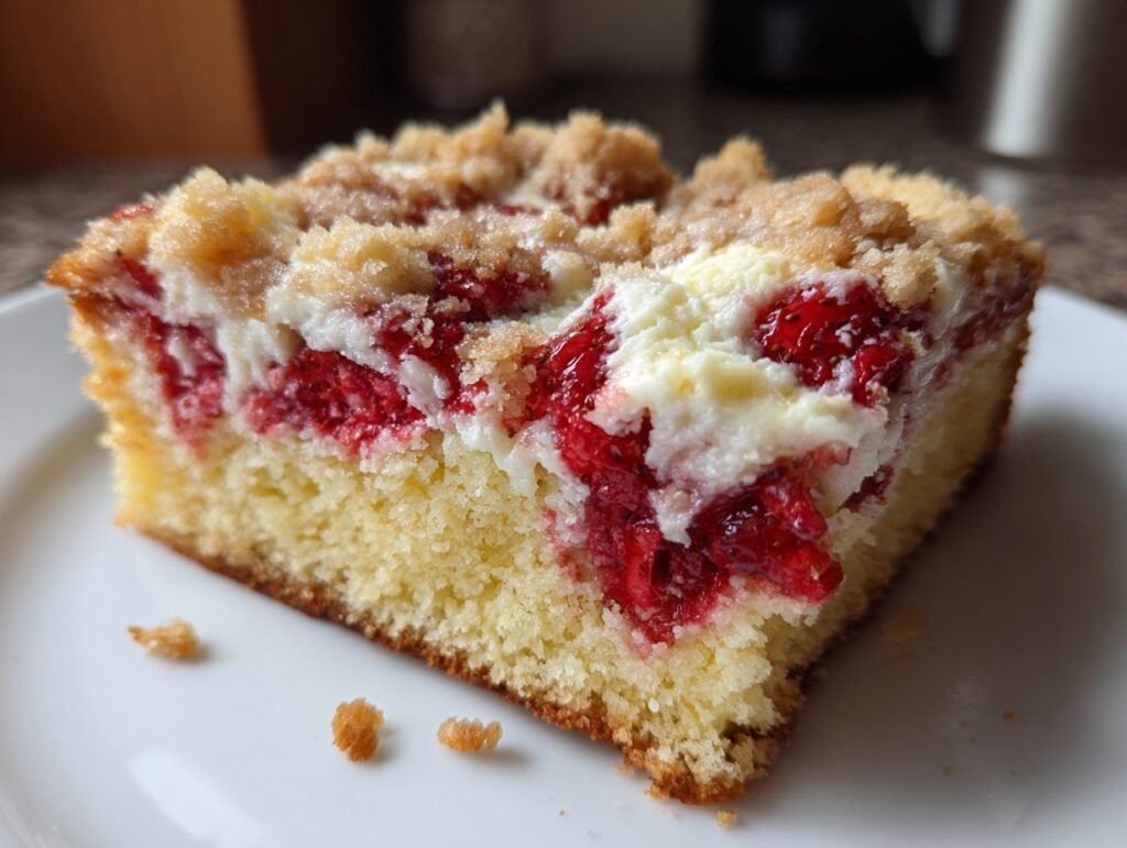 Strawberry Cream Cheese Coffee Cake