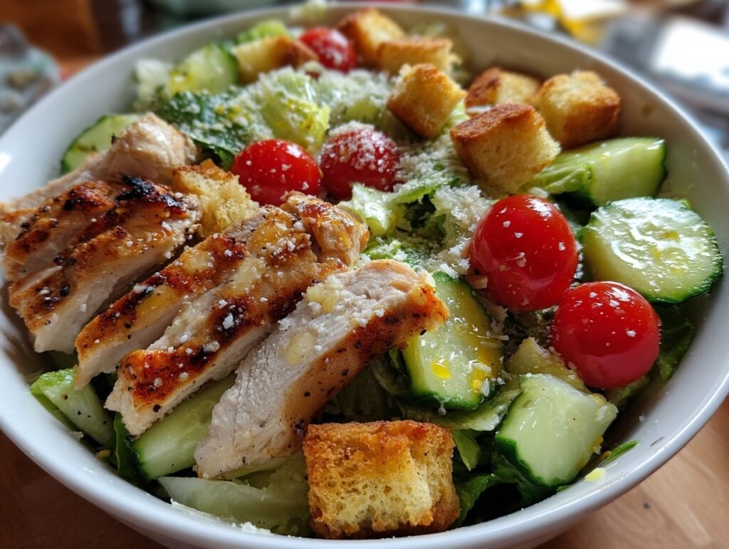Summer Chicken Caesar Salad