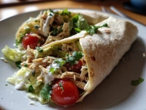 Zesty Chicken Avocado Wrap
