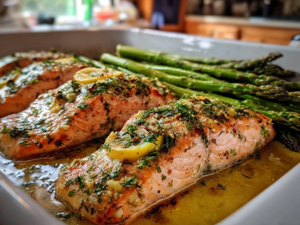 baked lemon herb salmon