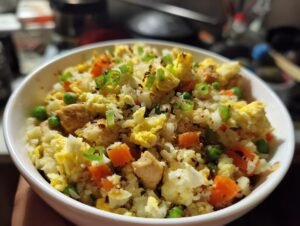 cauliflower fried rice chicken