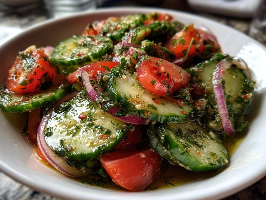 cucumber tomato salad